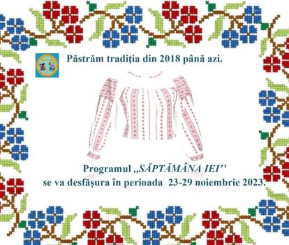 saptamana iei
